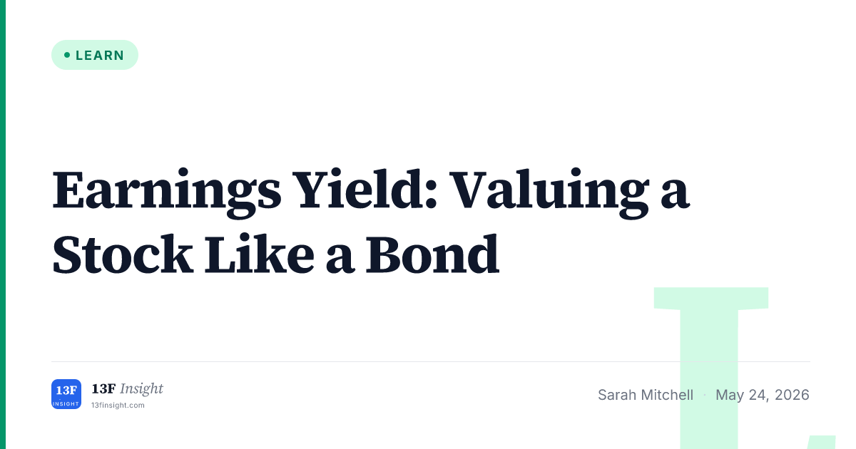 Earnings Yield and the Magic Formula Explained | 13F Insight