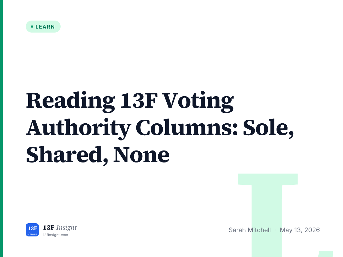 13F Voting Authority Columns Explained | 13F Insight