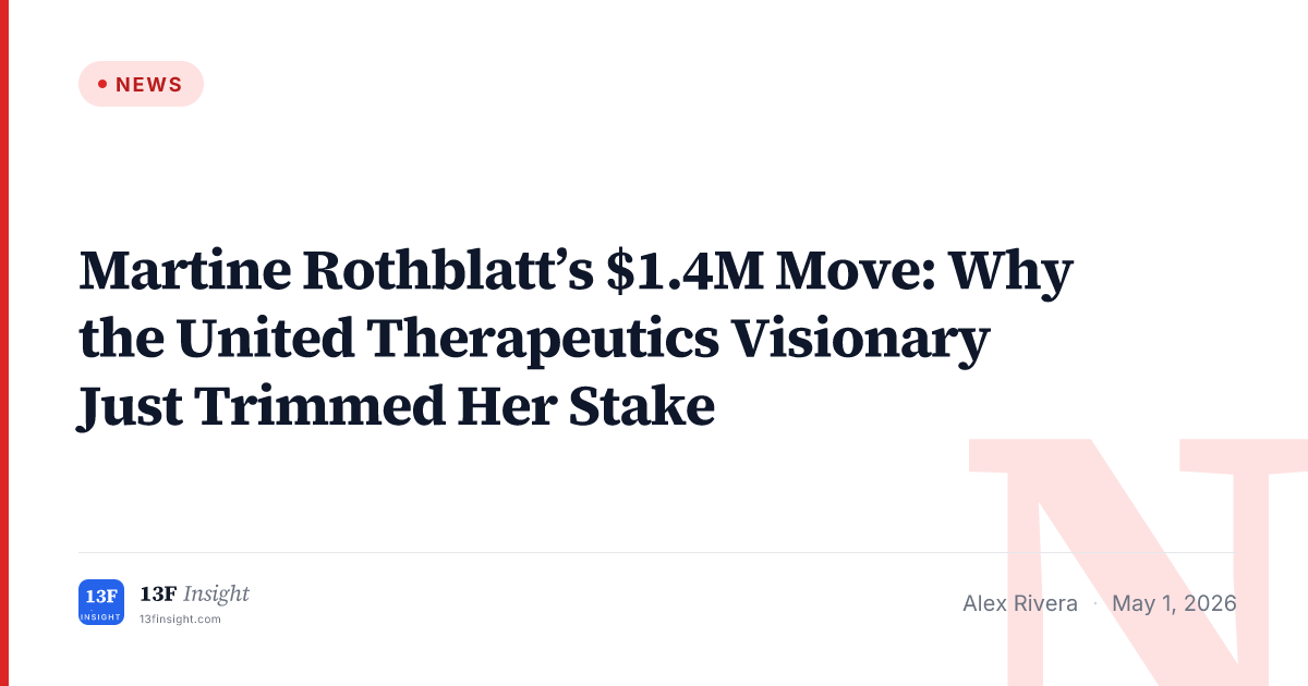 Martine Rothblatt’s $1.4M Move: Why the United Therapeutics Visionary ...