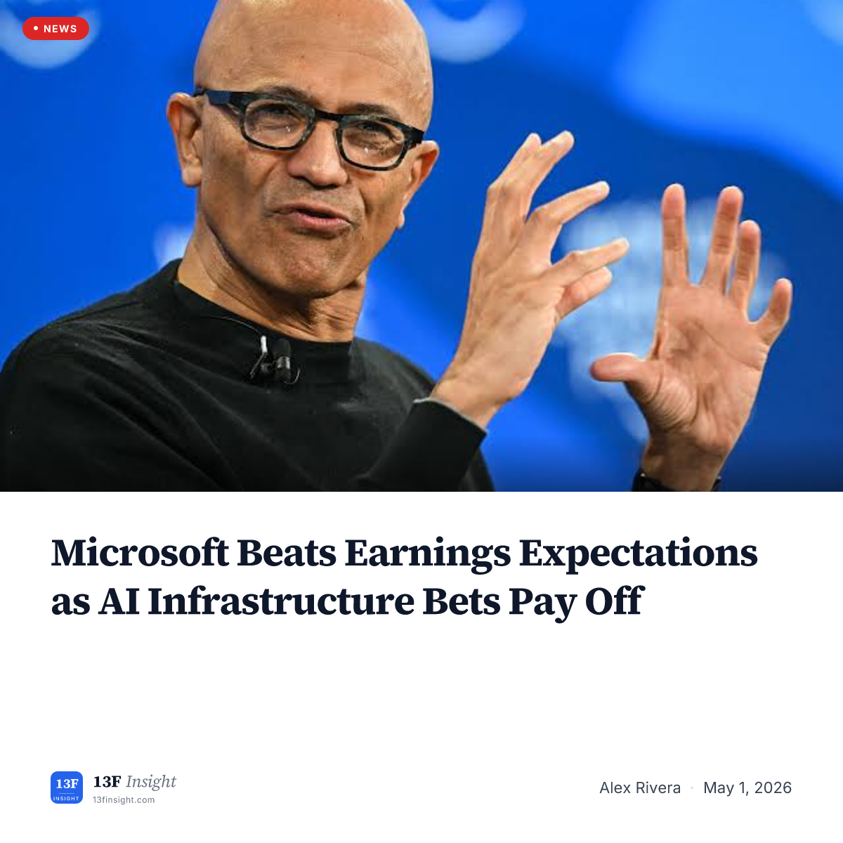 Microsoft Q1 Earnings & Institutional Holder Analysis | 13F Insight
