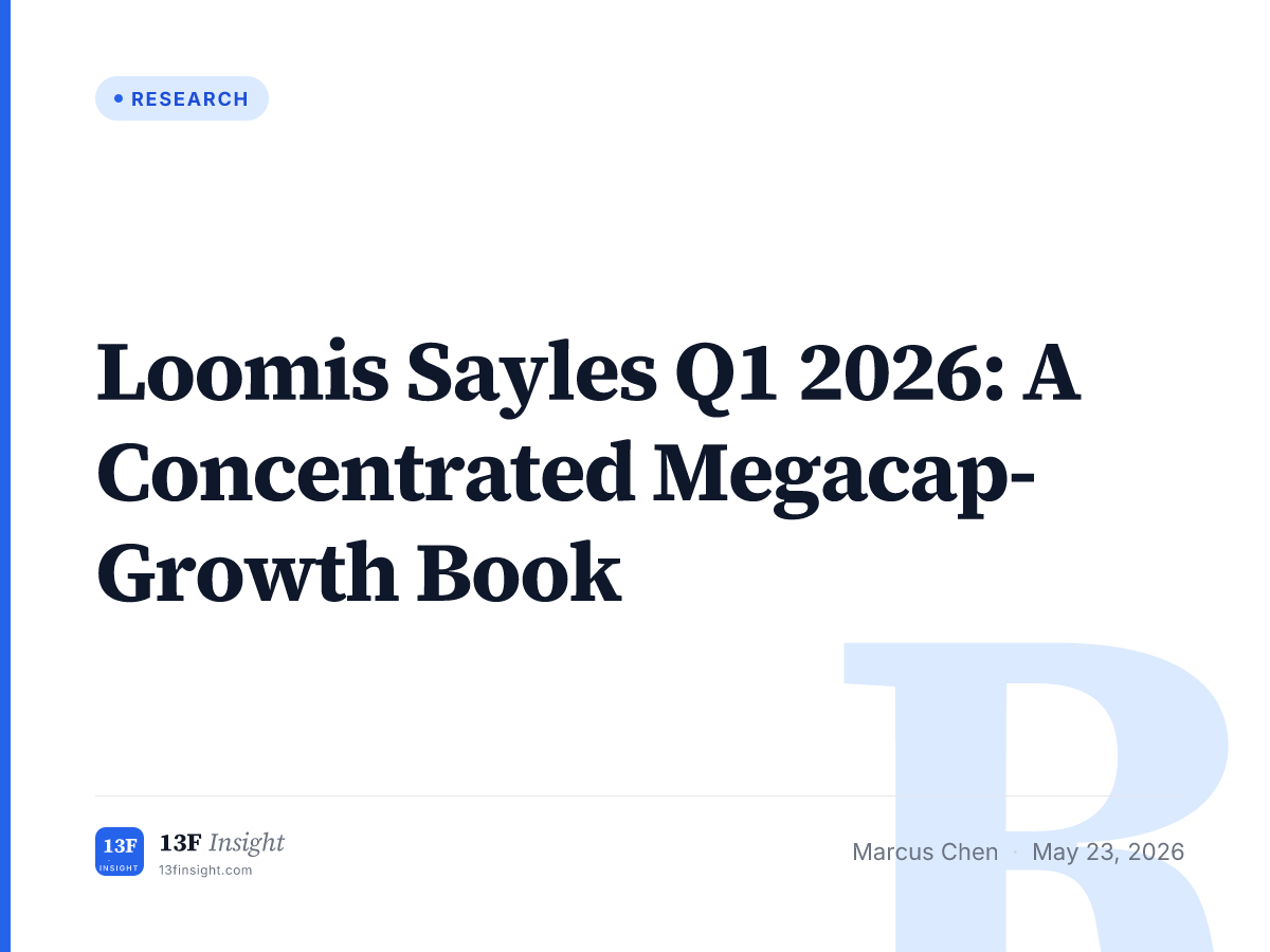 Loomis Sayles Q1 2026 13F: Growth Book | 13F Insight